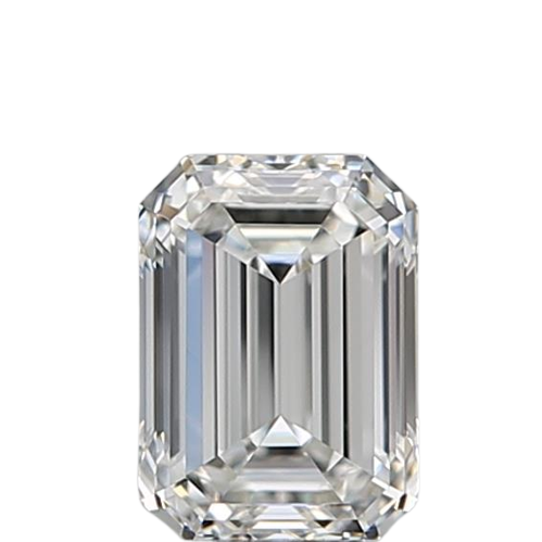 0.5 Carat G VVS2 Emerald Natural Diamond