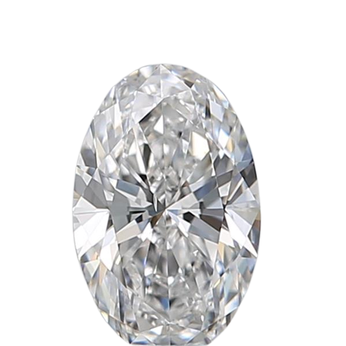 0.5 Carat E SI1 Oval Natural Diamond