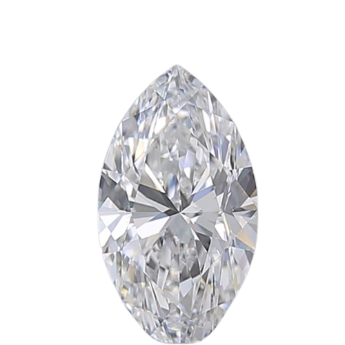 0.5 Carat D VS2 Marquise Natural Diamond