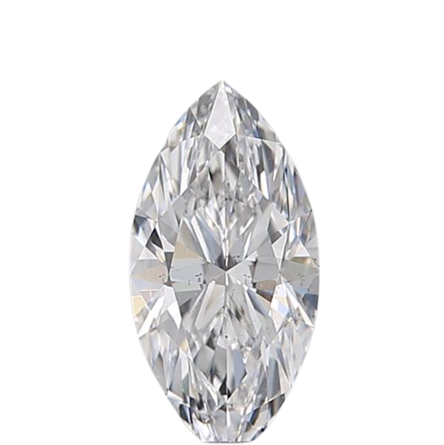 0.52 Carat D SI1 Marquise Natural Diamond