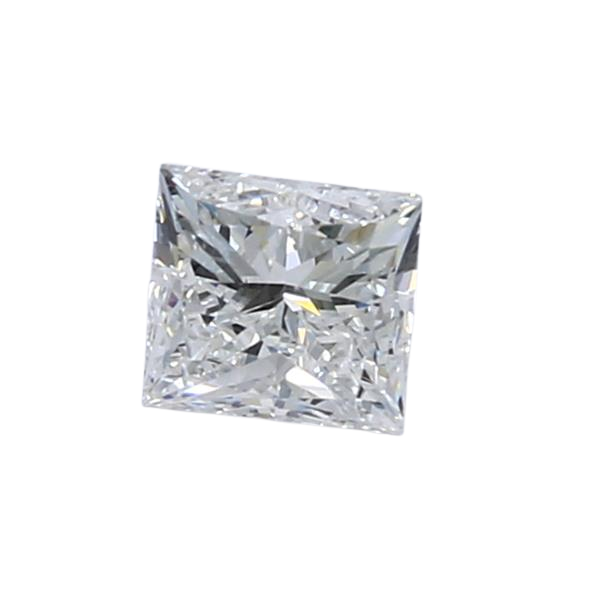 0.5 Carat F VVS1 Princess Natural Diamond