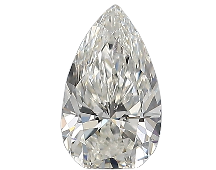 0.5 Carat I SI1 Pear Natural Diamond