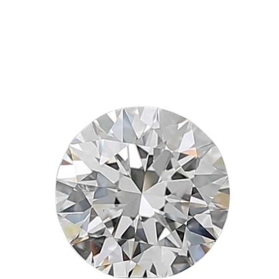0.58 Carat H SI1 Round Natural Diamond