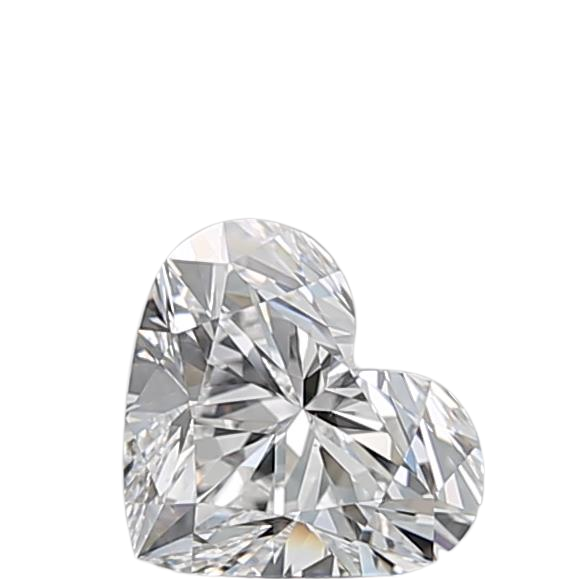 0.64 Carat E SI1 Heart Natural Diamond