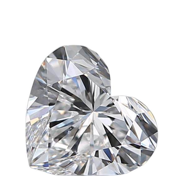 0.6 Carat E SI1 Heart Natural Diamond