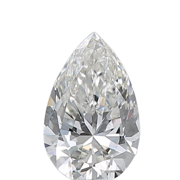 0.5 Carat H VVS2 Pear Natural Diamond