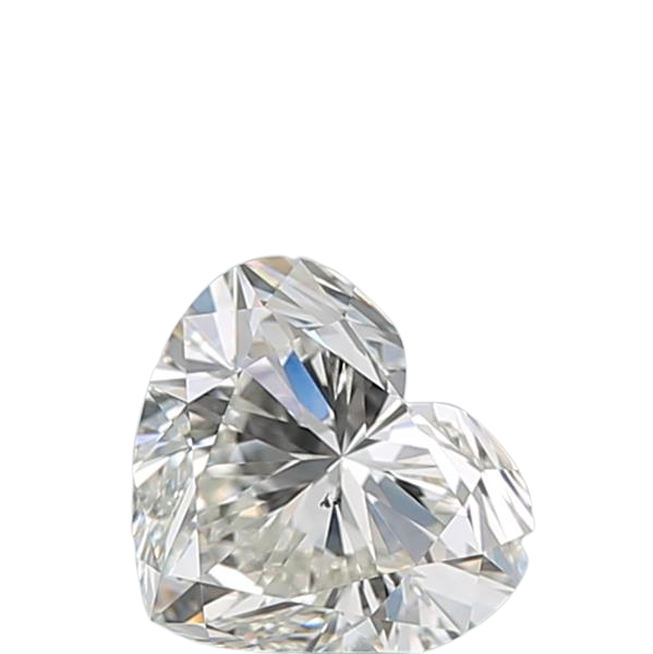 0.9 Carat J SI1 Heart Natural Diamond