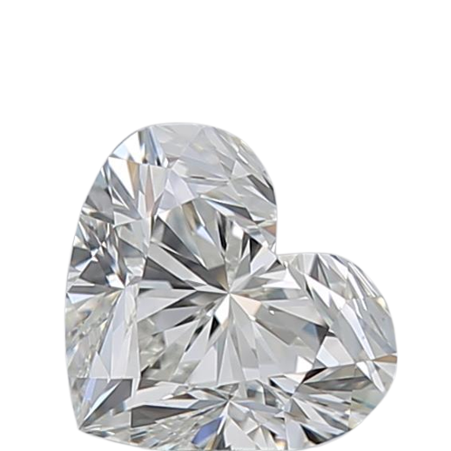 0.69 Carat I VS2 Heart Natural Diamond