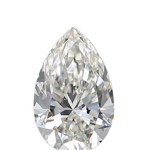 0.54 Carat H VVS1 Pear Natural Diamond