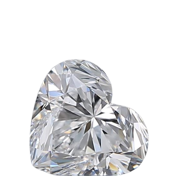 0.5 Carat D SI1 Heart Natural Diamond