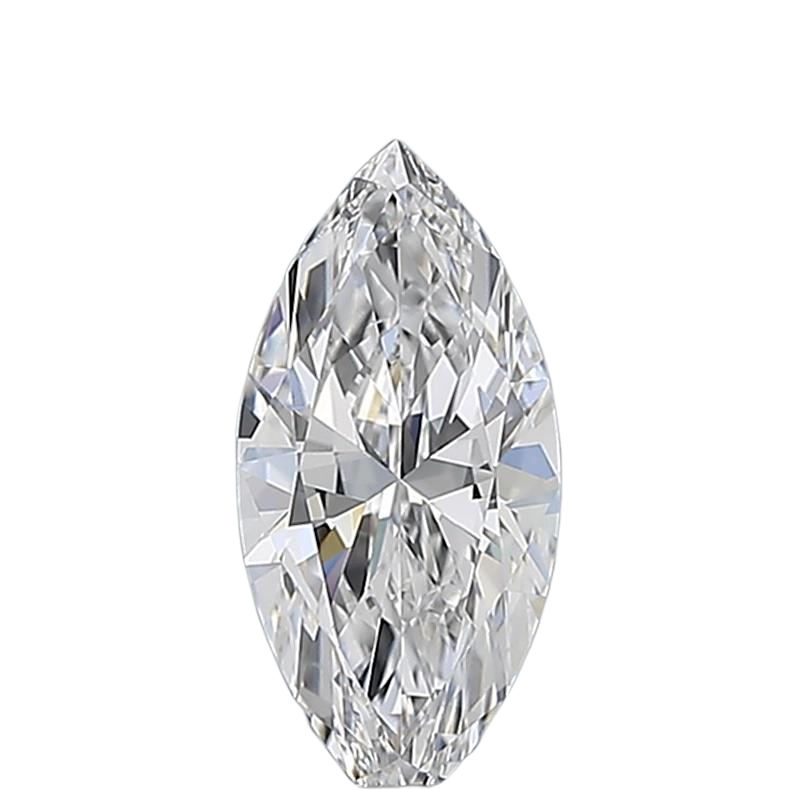 0.5 Carat D VS2 Marquise Natural Diamond