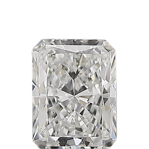 0.53 Carat F VS2 Radiant Natural Diamond
