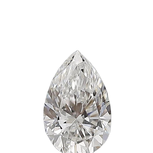0.5 Carat G VVS1 Pear Natural Diamond