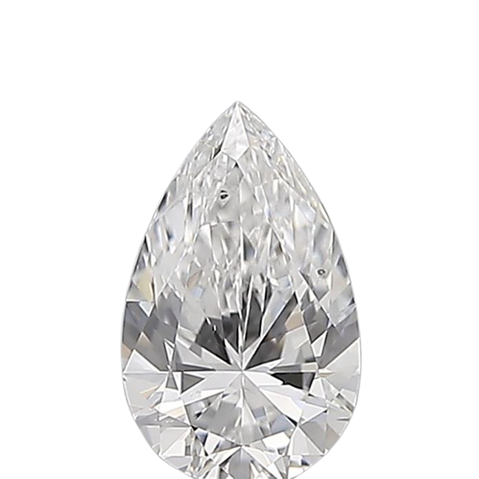 0.5 Carat D SI1 Pear Natural Diamond