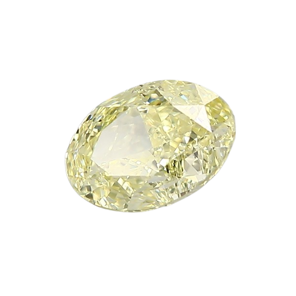 1.02 Carat YELLOW VVS2 Oval Natural Diamond