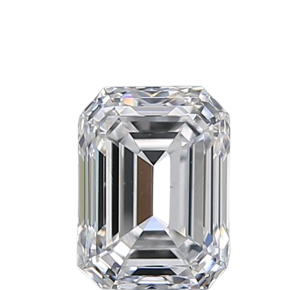 0.5 Carat D VS2 Emerald Natural Diamond