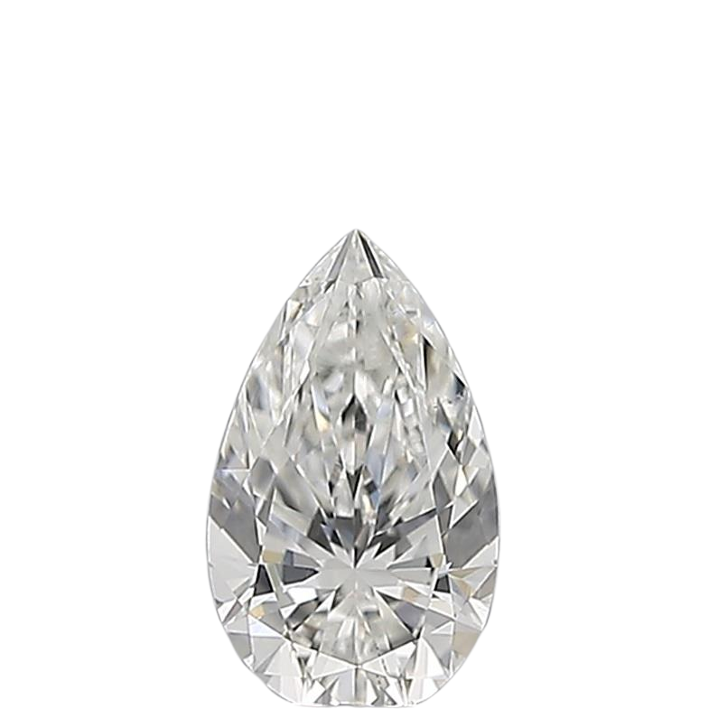 0.5 Carat G SI1 Pear Natural Diamond