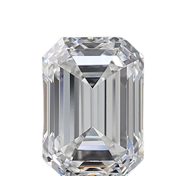 0.71 Carat F VS2 Emerald Natural Diamond