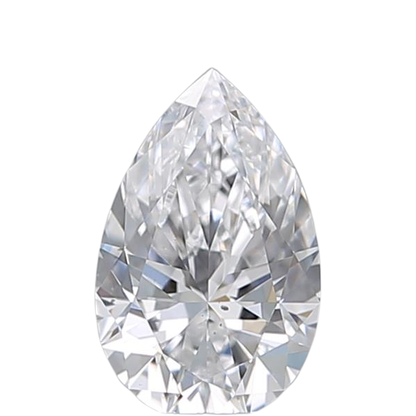0.5 Carat D SI1 Pear Natural Diamond