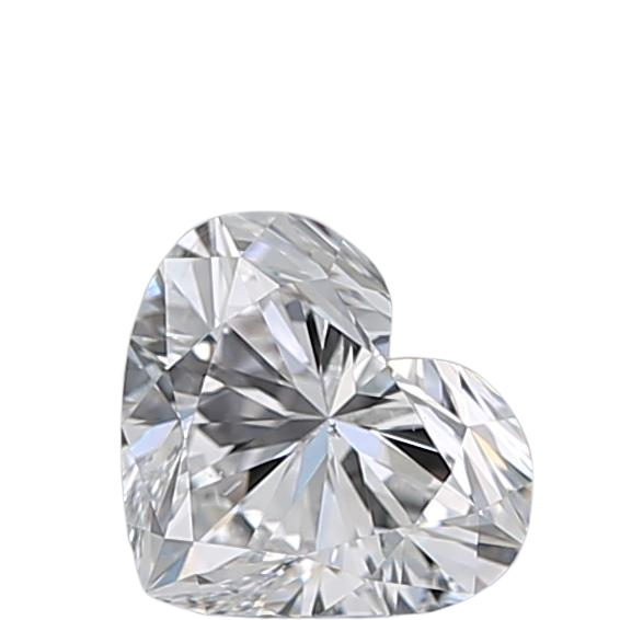 0.52 Carat E SI1 Heart Natural Diamond