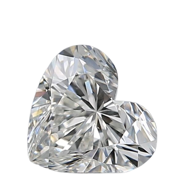 0.6 Carat H SI1 Heart Natural Diamond