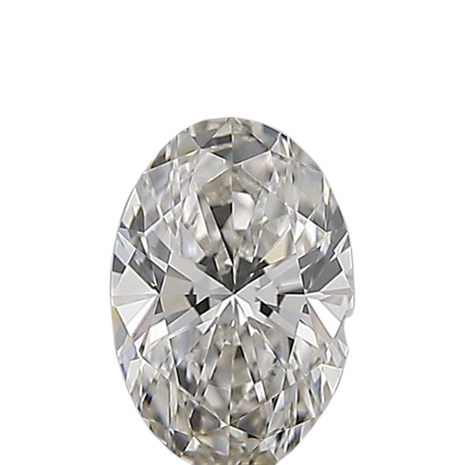 0.51 Carat H VVS1 Oval Natural Diamond