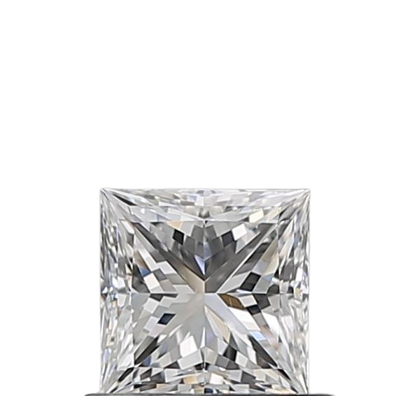 0.53 Carat E VS2 Princess Natural Diamond