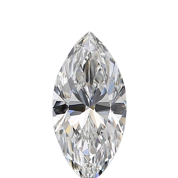 0.51 Carat F SI1 Marquise Natural Diamond