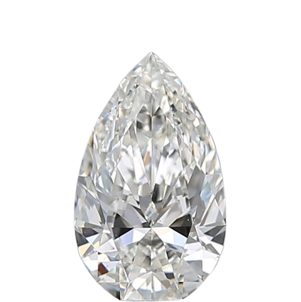 0.53 Carat H VS2 Pear Natural Diamond