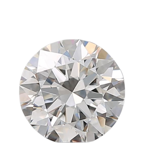 0.6 Carat H VS2 Round Natural Diamond
