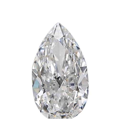 0.5 Carat E VS2 Pear Natural Diamond