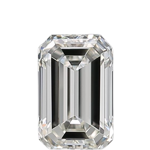 0.5 Carat J VVS1 Emerald Natural Diamond