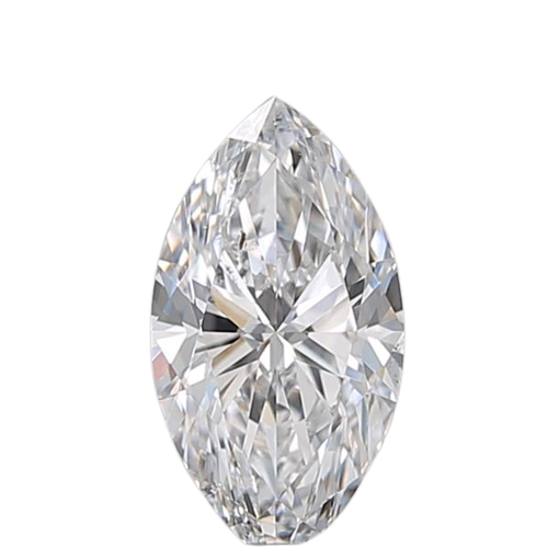 0.52 Carat D SI1 Marquise Natural Diamond