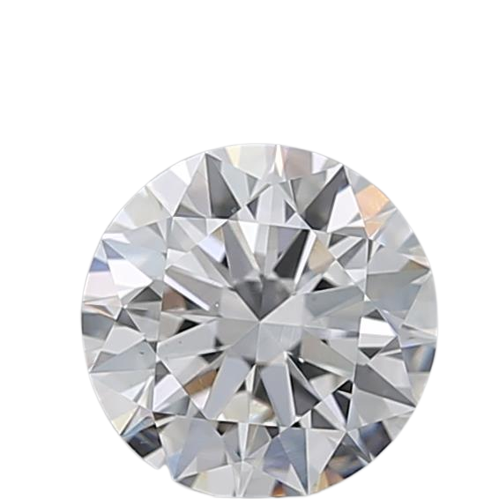 0.53 Carat E VS2 Round Natural Diamond