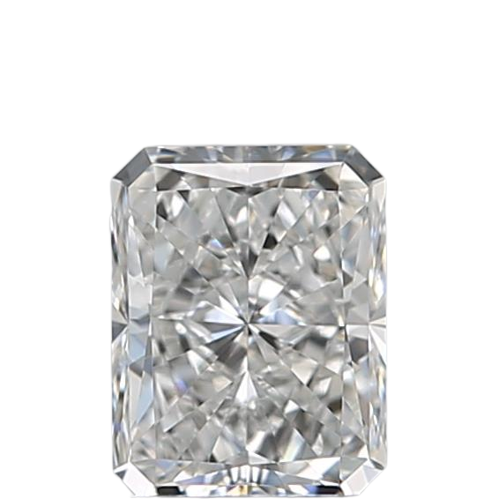 0.52 Carat F VVS1 Radiant Natural Diamond