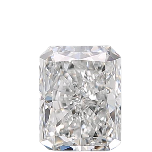 0.5 Carat F VVS1 Radiant Natural Diamond