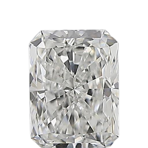 0.51 Carat F VVS1 Radiant Natural Diamond
