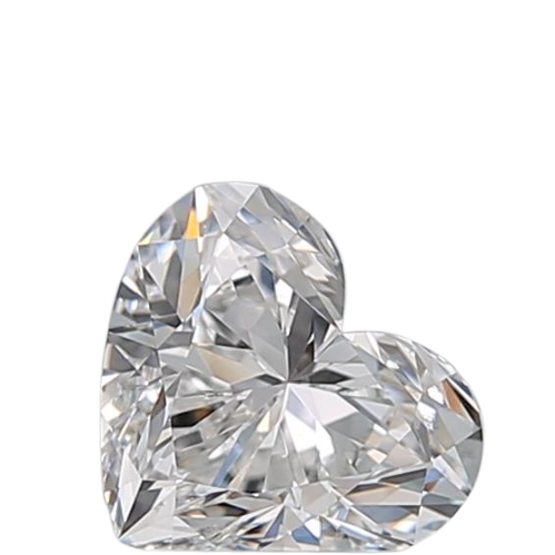 0.5 Carat E SI1 Heart Natural Diamond