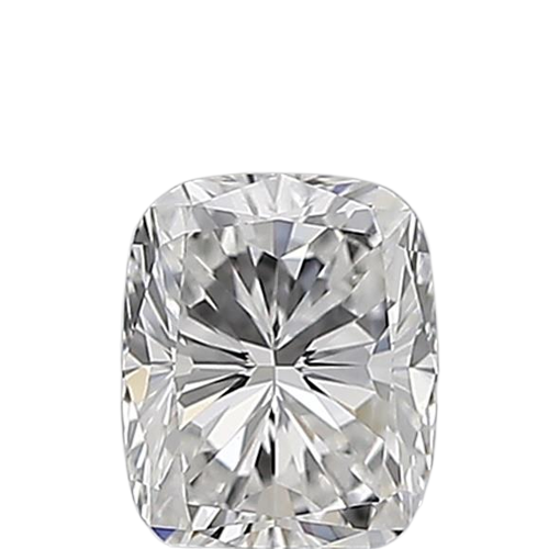 0.5 Carat D VVS2 Elongated Cushion Natural Diamond