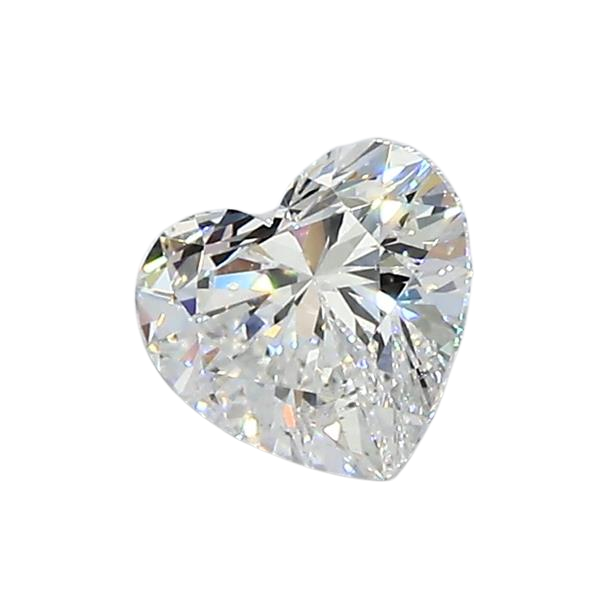 0.7 Carat F SI1 Heart Natural Diamond