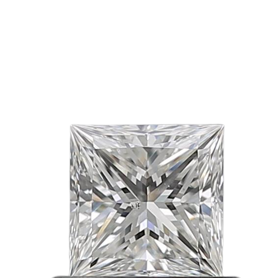 0.6 Carat G SI1 Princess Natural Diamond