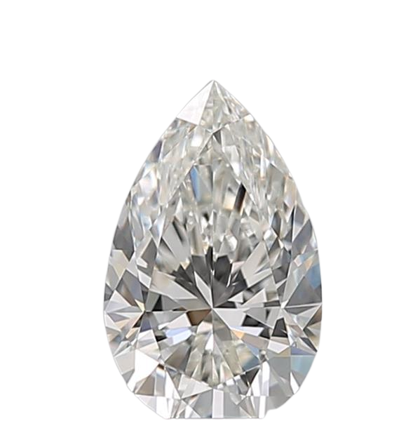 0.5 Carat I VVS2 Pear Natural Diamond