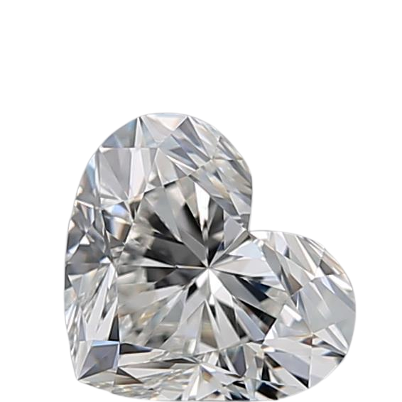 0.6 Carat H SI1 Heart Natural Diamond