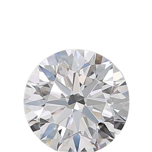 0.5 Carat D VVS2 Round Natural Diamond