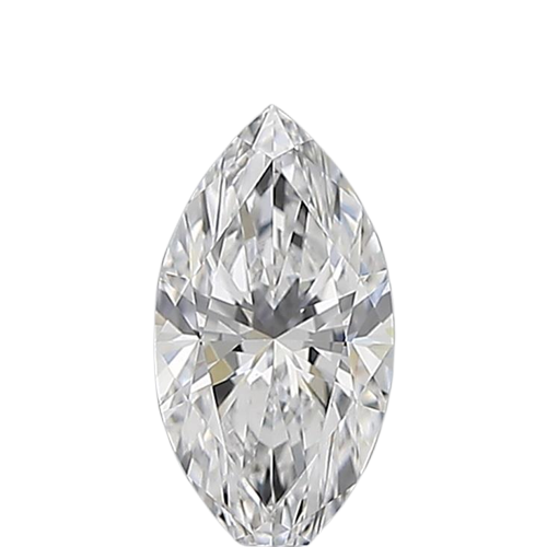 0.5 Carat D VS1 Marquise Natural Diamond