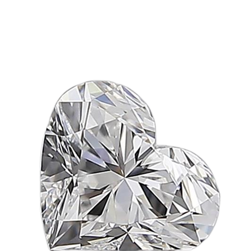 0.51 Carat D VS1 Heart Natural Diamond