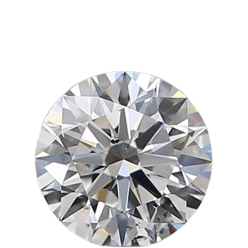 0.54 Carat E SI1 Round Natural Diamond