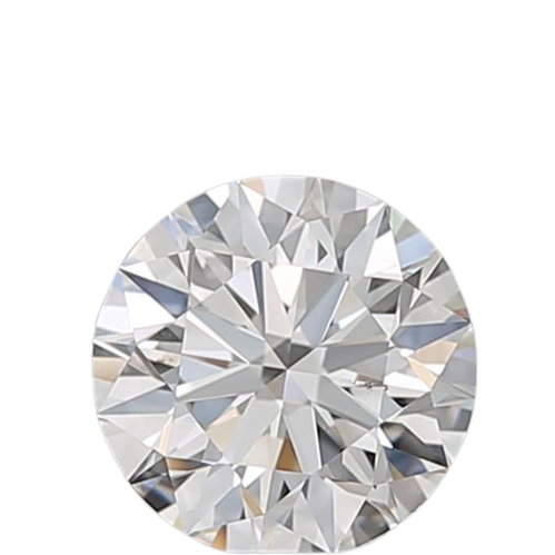 0.5 Carat H VS2 Round Natural Diamond