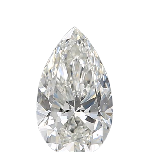 0.5 Carat H VS2 Pear Natural Diamond