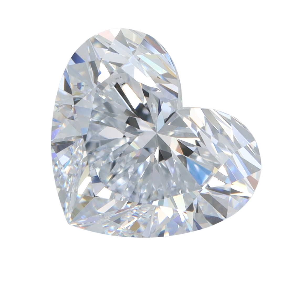 3.08 Carat F VVS1 Heart Lab Diamond